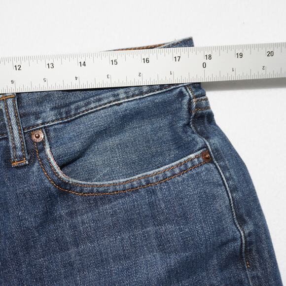 Lucky Brand 181 Relaxed Straight Jeans Men's 36 Blue Denim Classic Fit - Picture 5 of 16